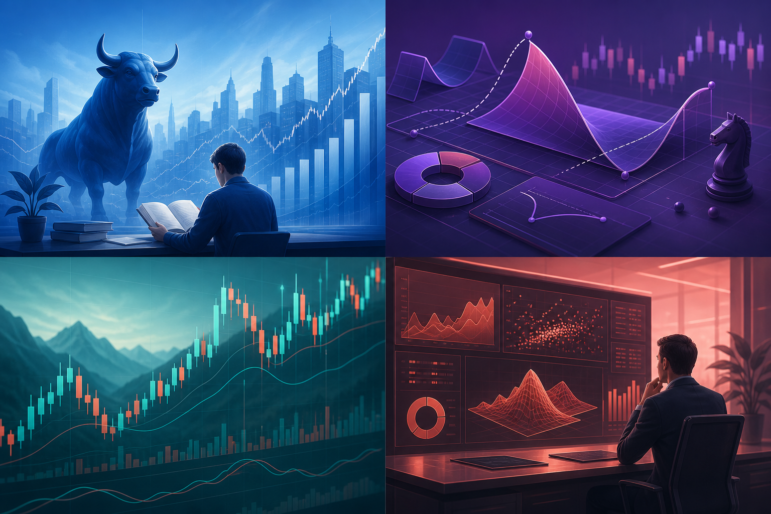 Student learning stock market fundamentals